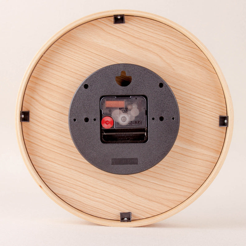 Modern Creative Solid Wood Mute Wall Clock Personality Decorative Clock